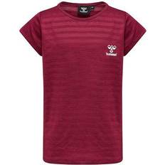 134 - Piger Jumpsuits Hummel Sutkin T-Shirt S/S - Rhododendron (215583 -3912)