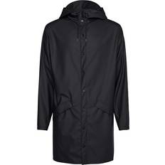 Rains Long Jacket Unisex - Black