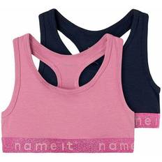 Name It Short Top without Sleeves 2-pack - Heather Rose