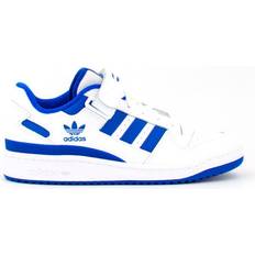 Adidas 38 ½ - Herre - Læder Sneakers adidas Forum Low M - Cloud White/Royal Blue