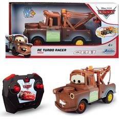 Dickie Toys Firehjulstræk (4WD) Fjernstyret legetøj Dickie Toys Disney Pixar Cars Turbo Racer Mater RTR 203084033