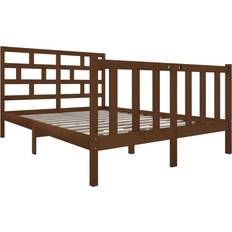 vidaXL Bed Frame Solid Pine 69.5cm Sengeramme 120x190cm