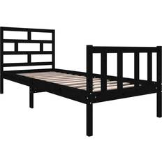 vidaXL Bed Frame Solid Pine 69.5cm Sengeramme 75x190cm