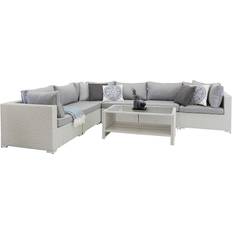 Firkantede - Polyrattan Loungesæt Venture Design Amazon Loungesæt, 1 borde inkl. 5 sofaer