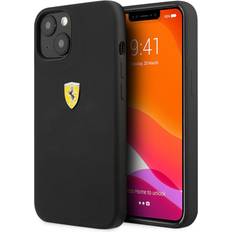 Ferrari Aluminium Mobiltilbehør Ferrari Liquid Silicone Metal Logo Case for iPhone 13 mini