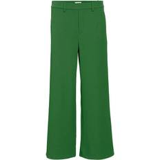 Grøn - Lange kjoler - M - Viskose Tøj Object Wide Pants