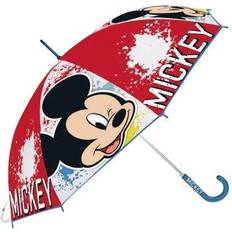Safta Paraply Mickey Mouse Happy smiles Rød Blå (Ø 80 cm)