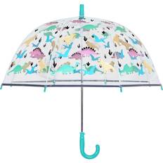 X-Brella Childrens/Kids Pastel Dinosaur Dome Umbrella