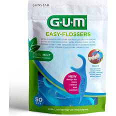 GUM Tandtrådsbøjler GUM Easy-Flossers Mint 50-pack