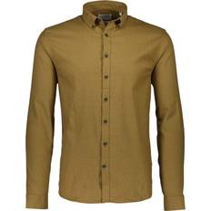 Lindbergh Business Casual Shirt - Brown/Dark Camel