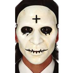 Hvid Ansigtsmasker Kostumer Fiestas Guirca The Purge Cross Mask