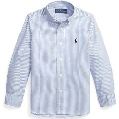 Strikkede veste Polo Ralph Lauren Kid's Slim Striped Oxford Shirt - Blue/White (550809)