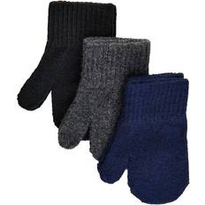 Mikk-Line Magic Mittens - Bluenights/Antrazite/Black 3-pack (ML93031-1-BNAB)