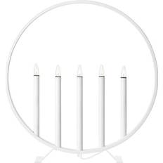 Markslöjd Hvid Adventslysestager Markslöjd Surround Candlestick Adventslysestage 47cm