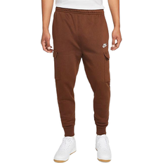 Nike Cargobukser - Herre - Træningstøj Nike Sportswear Club Fleece Cargo Trousers - Cacao Wow/White