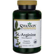 Immunforsvar Aminosyrer Swanson L-Arginine 500mg 200 stk