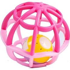 Smily Play Pink ball shining rattle