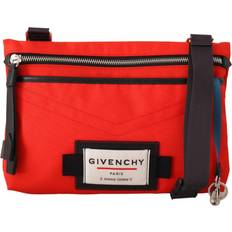 Givenchy Herre Skuldertasker Givenchy Red Polyamide Downtown Flat Crossbody Bag Red ONESIZE