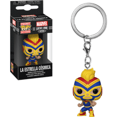 Funko POP Keychain: Marvel Luchadores La Estrella Cósmica Captain Marvel