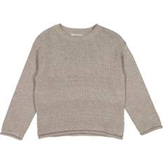 152 - Lange ærmer Striktrøjer Wheat Knit Pullover Gunnar - Warm Gray Melange