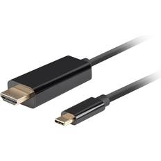 HDMI aktiv - USB-kabel Kabler Lanberg USB C-HDMI 4K Video 3m