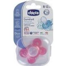Chicco Sutter & Bidelegetøj Chicco CHICB PHYSIO COMFORT SILICONE SOOTHER PINK 6-12M 1PC