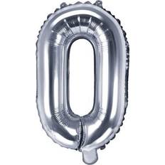 PartyDeco Letter Balloons O 40cm Silver