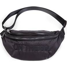 Childhome On The Go Water Repellent Belt Bag in Puffer Black at Nordstrom Puffer Black One Size