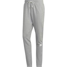 Fleece - Hvid Bukser & Shorts adidas Træningsbukser Fleece Grå/Hvid