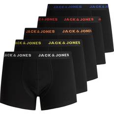 Jack & Jones Herre - XXL Tøj Jack & Jones Boxershorts 5-pack - Black