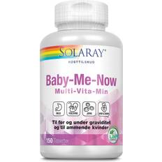 Krom Vitaminer & Mineraler Solaray Baby Me Now 150 stk