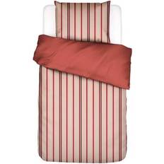 Bomuldssatin - Rød Dynebetræk Essenza Stribet sengetøj Meryl Rose Dynebetræk Rød, Pink (200x140cm)