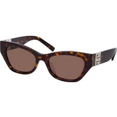 Givenchy 55mm Polarized Cat Eye Dark Havana /Roviex