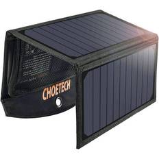 Choetech Choetec 2-port 19W Solcellepanel, Sort