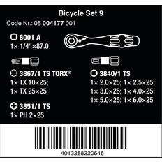 Wera Bicycle Set Zyklop Ratchet Screwdriver Mini Case Hex Key