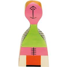 Vitra Træ Brugskunst Vitra Wooden Doll No.19 Multifarvet Dekorationsfigur