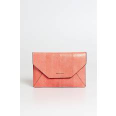 Trussardi Skind Tasker Trussardi Pink Leather Clutch Women's Bag