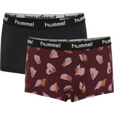 Hummel 152 Undertøj Hummel Kid's Carolina Hipsters 2-pack - Windsor Wine (214187-3430)