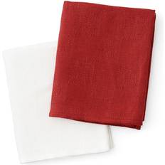 Menu Papilio Tea Badehåndklæde Hvid, Rød