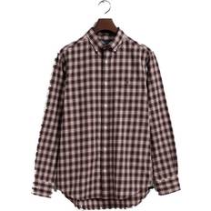 Gant Ternede Overdele Gant Regular Fit Checkered Flannel Shirt