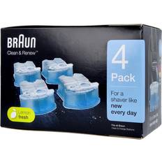 Braun Rengøring af barbermaskiner Braun Clean & Renew CCR4 4-pack