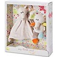 NICI Sutteklude NICI Soft toy Elephant Dundi and comforter in gift box