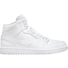 Nike 36 ½ - Hvid - Unisex Sneakers Nike Air Jordan 1 Mid - White