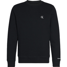 Herre - Hvid - Rund hals Sweatere Calvin Klein Cotton Blend Fleece Sweatshirt