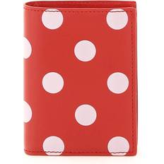 Comme des Garçons wallet polka-dot print small bifold wallet RED os