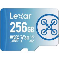 256 GB - Class 10 Hukommelseskort & USB Stik LEXAR FLY microSDXC Class 10 UHS-I U3 V30 A2 160/90 MB/s 256GB