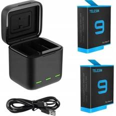Telesin Charging Box With 2 Batteries For Gopro 9 & Gopro 10