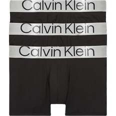 Calvin Klein Boxsershorts tights - Økologisk materiale Underbukser Calvin Klein Steel Cotton Trunks 3-pack - Black