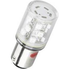 Barthelme LED-pærer Barthelme LED-signallampa BA15d Grön 24 V/DC, 24 V/AC 12 lm 52160213