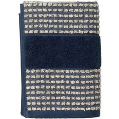 Juna Håndklæder Juna Check Håndklæde Badehåndklæde Blå (100x50cm)